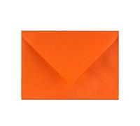 arkCRAFT Lot de 25 enveloppes C6 Premium 100 g/m² 114 x 162 mm (orange)