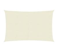 ARKEM Voile d'ombrage 160 g/m² Crème 2x3,5 m PEHD,Anti UV,Voile d'ombrage,Voile d'ombrage pour Patio,Anti UV,Voile d'ombrage,Voile d'ombrage pour Patio