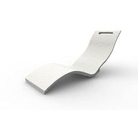 Chaise Longue - ARKEMA DESIGN - S010 / 9003 - Polyéthylène HD - Blanc