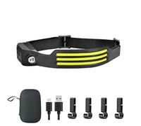 Arkenlite Lampe Frontale, Arkenx Lampe Frontale, 230° Torche Lampe Frontale Led Ultra Puissante, Ipx4 éTanche Ultra-LéGèRe Lampe Frontal pour Randonnée Bricolage Camping Pêche (3 * Bande LED)