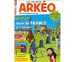Arkeo Junior N 286 -Special Jeux - Juillet/Aout 2020