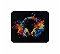 Arkero-G Tapis de souris - Tapis de souris de jeu et de bureau - 24 x 20 x 0,3 cm - Avec motif musical - Antidérapant - Tapis de table (Musik-V1)