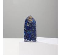 ARKERO Pierre précieuse Naturelle guérison Cristal Point améthyste cornaline obélisque énergie Positive Baguette Pierre décor à la Maison, Lapis Lazuli