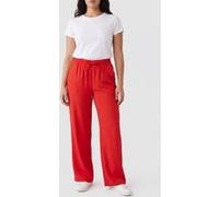 ARKET Eivor Hopsack Red Taille: 40 | Pantalons droits Outlet | Femme | Rouge