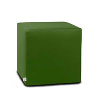 Arketicom Dado Pouf Ottoman Cube Repose Pied Tabouret Siege, Meubles Interieur Exterieur Design Made in Italy Puff Simili Cuir Tissu Fermeture Eclair, Nettoyage Facile