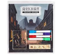 Arkham Travel Guide - Roll & Write Strategy Game with Eldritch Horror Twist | Tour Arkham, Avoid Horrors, Face The Old Ones, 1-4 Players, Ages 12+ | Game in English