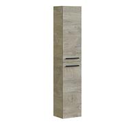 ARKITMOBEL Athena Colonne de Salle de Bain Suspendue, 2 Portes, chêne Alaska, Grande Taille