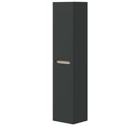 ARKITMOBEL Colonne de salle de bain flottante Lotto couleur gris anthracite et chêne salle de bain moderne