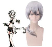 Arknights Cliffheart Cosplay perruques haute température Fiber synthétique gris noir dégradé cheveux courts Peluca Anime Costume perruque PL-678