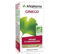 Arkopharma Arkogélules Ginkgo Bio – Mémoire et concentration – 45 gélules végétales