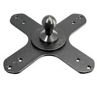 ARKON AP20MMVESA Adaptateur de Support de Fixation à rotule Compatible VESA 75/VESA 100 à 20 mm, Noir