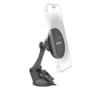 ARKON Mounts Support de téléphone magnétique avec Ventouse, aimants puissants en néodyme, Support à Ventouse pour Pare-Brise et Tableau de Bord, pivotant à 360° pour Un positionnement Facile, pour