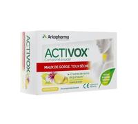 Arkopharma Activox Maux De Gorge Toux Sèche Citron 24 Comprimés À Sucer