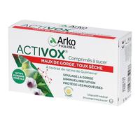 Arkopharma Activox comprimés à sucer au citron Comprimé(S) À Sucer 24 pc(s)