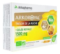 Arkopharma ARKOROYAL® Gelée Royale Bio 1500 mg Ampoule(S) Buvable(S) 20 pc(s)