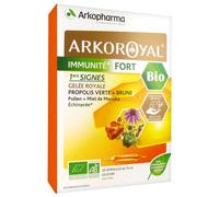 Arkopharma Arkoroyal Immunité Fort Bio Gelée Royale Propolis 20 Ampoules 10ml
