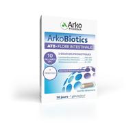 Arkopharma Arkobiotics Supraflor Flore Intestinale 3 souches probiotiques 30 gélules