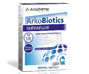 Arkopharma Arkobiotics Supraflor Probiotiques 30 gélules