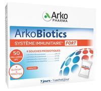 Arkopharma Arkobiotics Système Immunitaire Fort 4 Souches Probiotiques 7 Sachets