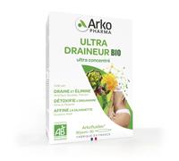Laboratoires Arkopharma - Complément alimentaire Arkofluides Ultra Draineur Bio, 30 ampoules