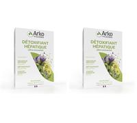 Arkopharma Arkofluides® Détoxifiant Hépatique - Aide à détoxifier le foie - Extraits de plantes - Ultra-concentré - 20 ampoules (Lot de 2)