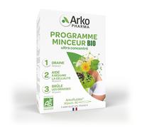 Arkopharma - Arkofluides® Programme Minceur Coffret Bio - Draineur, anti-cellulite et brûleur de graisse - 30 ampoules