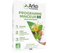 Arkopharma Arkofluides Programme Minceur Bio – Ampoules buvables draineur anti-cellulite 30 x 10 ml