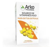 Arkopharma Arkogélules Huile Foie De Morue Source De Vitamines A et D Capsules 220