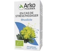 Arkopharma Arkogélules Rhodiole Stress Passager 45 Gélules Végétales