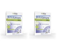 Arkopharma - Arkolevure® 250 mg - Levures digestives et inuline - Boîte de 30 gélules sous blister ultra-protecteur - Cure d'un mois (Lot de 2)