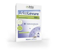 Arkolevure® 250 mg - Levures digestives et inuline - Boîte de 30 gélules sous blister ultra-protecteur - Cure d'un mois
