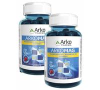 Arkopharma ARKOMAG MAGNESIUM B6 Gummies - Lot de 2 Boites de 45 Gummies