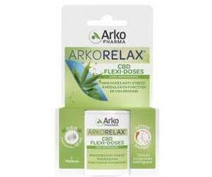 Arkopharma Arkorelax CBD Flexi-Doses 60 Mini Comprimés Sublingaux - Boîte 60 comprimés