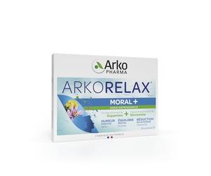Arkopharma - Arkorelax Moral+ | Humeur positive - Équilibre émotionnel - Réduction de la fatigue - Sans dépendance | 15 jours - 30 comprimés