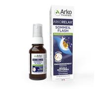 Arkopharma - Arkorelax Sommeil Flash Spray | Sommeil perturbé - Réveils nocturnes - Solution express pour s'endormir ou se rendormir |Flacon en spray de 20 ml
