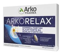 Arkopharma Arkorelax Sommeil Fort 8H Endormissement Facilité Programme 30 Comprimés Promo
