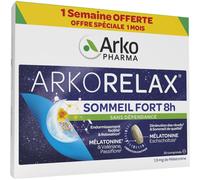 Arkopharma Arkorelax Sommeil Fort 8H XL 30 Comprimés