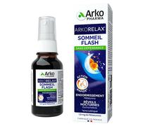 Arkopharma - Arkorelax Sommeil Flash Spray | Sommeil perturbé - Réveils nocturnes - Solution express pour s'endormir ou se rendormir |Flacon en spray de 20 ml