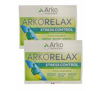 Arkopharma Arkorelax STRESS CONTROL - Rhodiola Eleuthérocoque Magnesium Vit B6 - Lot de 2 Boites de 30 Comprimés15 Comprimés sous Blister