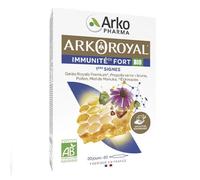Arkopharma Arkoroyal Immunité Fort Bio Gelée Royale Propolis 20 Ampoules 10ml