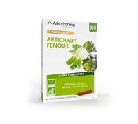 Arkopharma Artichaut Fenouil Bio 20 ampoules