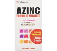 Arkopharma Azinc Forme Et Vitalité 120 Gélules Multicolore