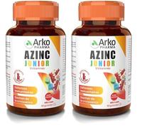 Arkopharma - Azinc® Junior Gummies - Gummies vitaminées | Bon fonctionnement du système immunitaire | Contribue à la croissance et au développement osseux normaux | 60 gummies (Lot de 2)