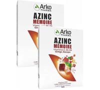 Arkopharma Azinc Mémoire Lot De 2 Boites De 30 Gélules