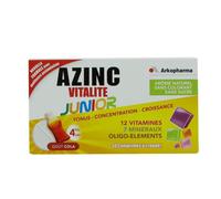 Arkopharma Azinc Vitalité Junior Goût Cola 2x15 Comprimés