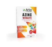 Arkopharma Azinc Adulte Vitalité Vitamines C & E Zinc 60 gélules