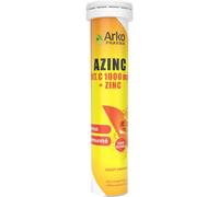 Arkopharma Azinc Vitamine C 1000mg + Zinc Tonus Immunité 20 Comprimés Effervescents