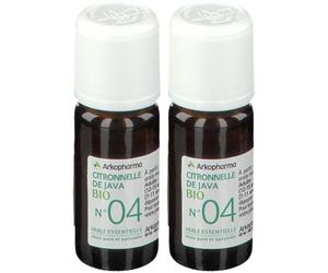 ARKOPHARMA N°04 Huile Essentielle de Citronnelle Java Bio 2x10 ml