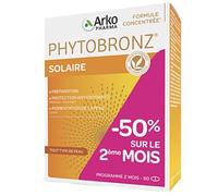 Arkopharma Phytobronz préparateur solaire 60 capsules 50% sur le 2ème mois