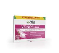 Arkopharma Complément alimentaire Veinoflux Vigne rouge Jambes légères 60 gélules